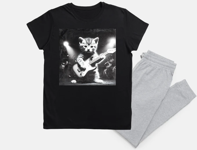 Pyjama feline jazz whisker melodies