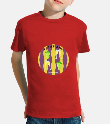 Ropa Feliz Año: camiseta niño o niña