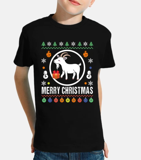 Ropa feliz navidad cabra feo suéter navidad