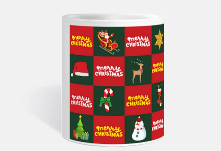 Taza Feliz navidad, Merry Christmas