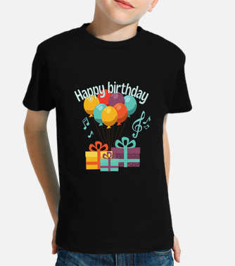 Comprar Camiseta personalizada cumpleaños 2 años manga - Globos