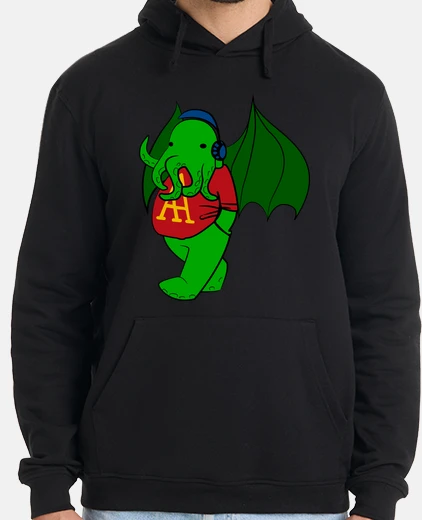 Felpa felpa - los arkham - cthulhu con cuffie