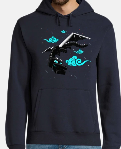 Felpa felpa minecraft dragon ender uomo