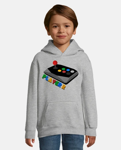 Abbigliamento Felpa per bambini con cappuccio, grigio melange