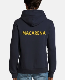felpa blu da uomo macarena