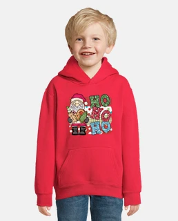 felpa per bambini ho ho ho babbo natale