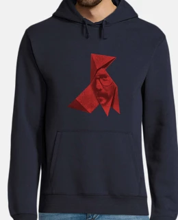 felpa rossa con papillon