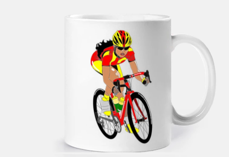 Cup female cycling mug