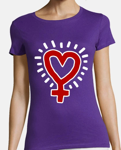 T-shirt female heart