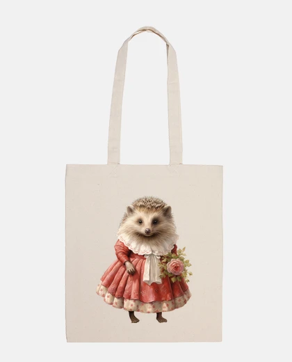 Bag female hedgehog evening wear bag travel documents books tote