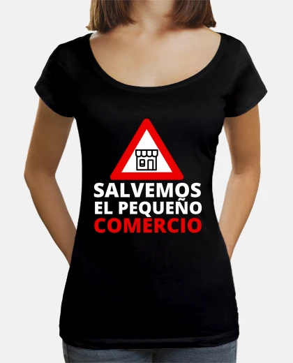Tee-shirt féminine aide t-shirt magasins sauver les petites entreprises