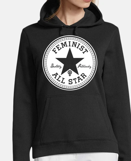 Hoodie feminist all star