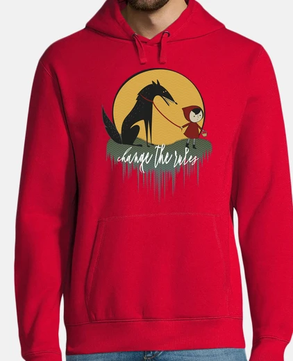 Hoodie feminist red riding hood changes the ru