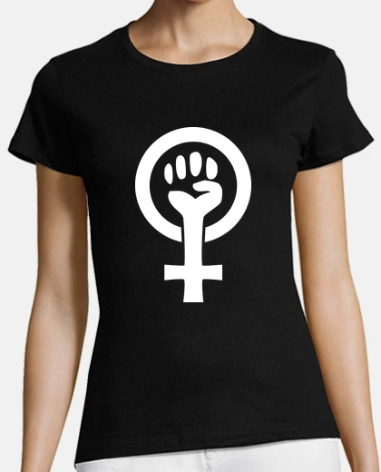 T-shirt feminist symbol (blank)