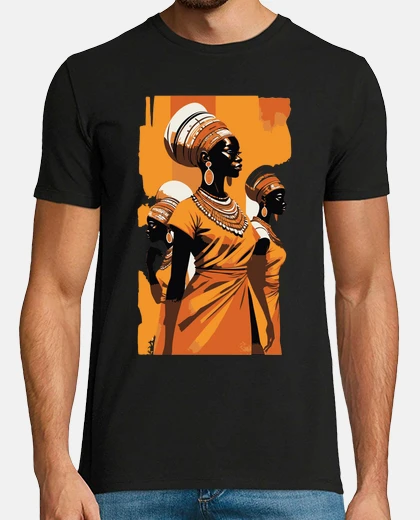 Tee-shirt femme africaine elegance ethnique afro