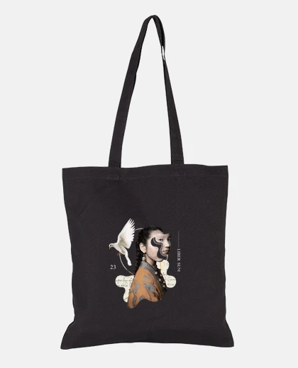 Sac femme asiatique colombe dessin d artiste rare , défilé de mode , kimono , 