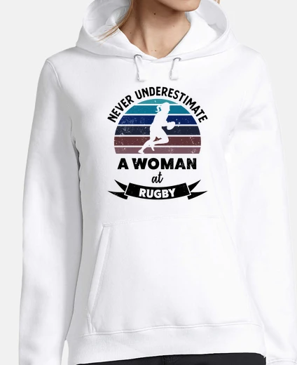 femme au rugby sport drôle cadeau maman
