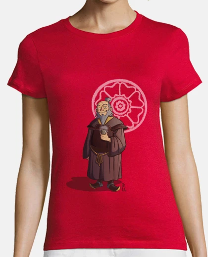 Tee-shirt femme iroh avatar lotus blanc