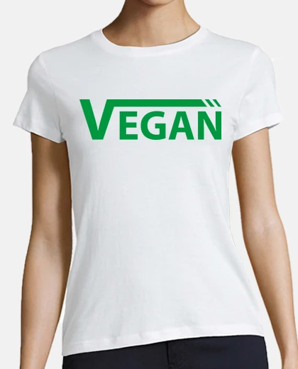 Tee-shirt femme végétalien, manches courtes