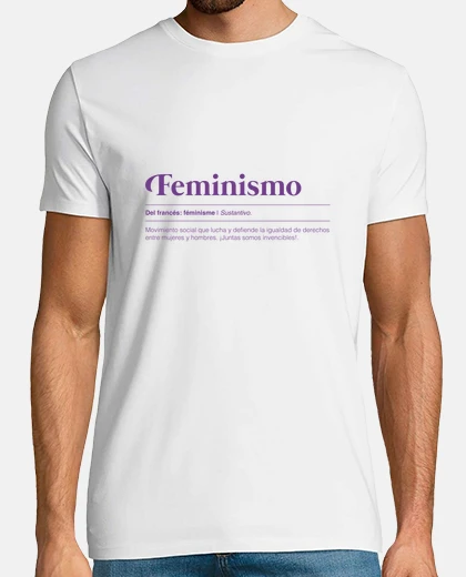 T-shirt femminismo definizione viola