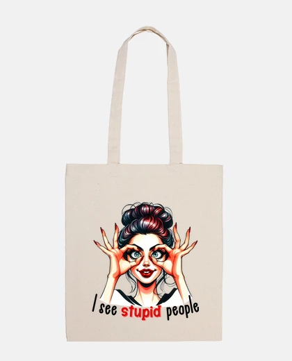 Borsa femminismo femminista umorismo divertente borsa da studente diario libri tote caricatura cartone ani