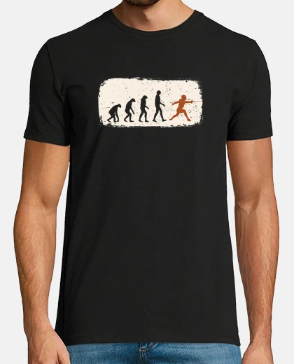 T-shirt Fencing Evolution Retro Fencer Hobby Cool Vintage