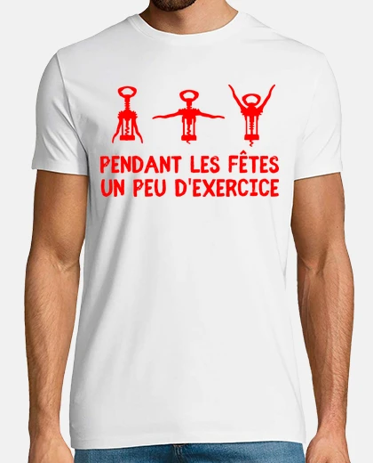 Tee-shirt Feria alcool humour fitness