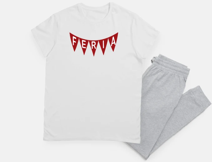 Pyjama feria red banner