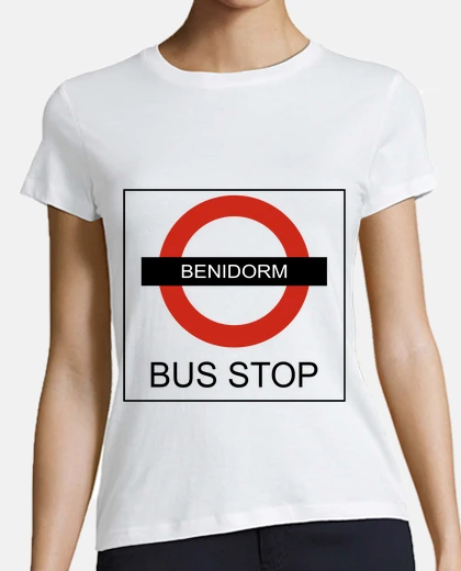 T-shirt fermata dell'autobus benidorm
