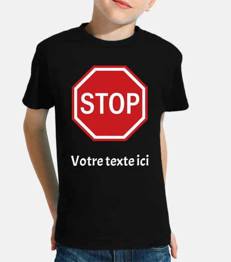 Abbigliamento fermatevi a personalizzare la manifestazione personalizzabile