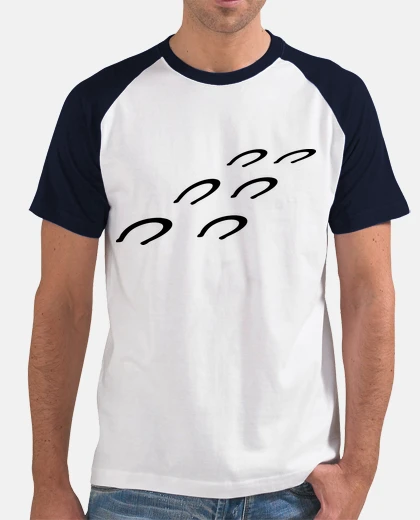 T-shirt ferri di cavallo a cavallo