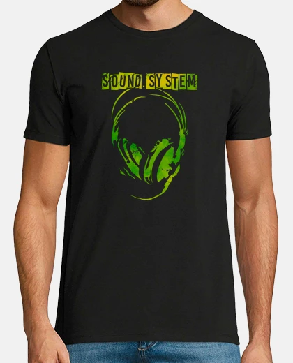 T-shirt festa free delle cuffie del sistema aud