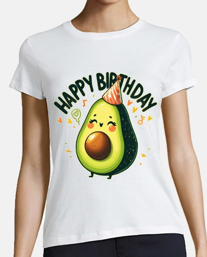 Tee-shirt Fête de joyeux anniversaire avocat kawa