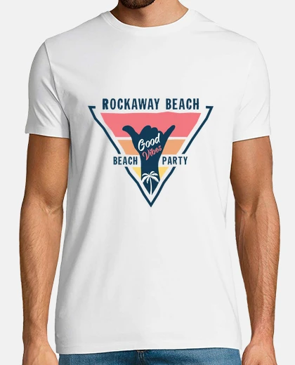 Tee-shirt fête de plage à la plage rockaway