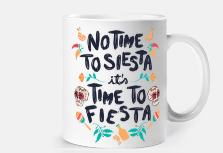 Mug fete jour des morts au Mexique tasse café thé lait cacao infusion tisane 