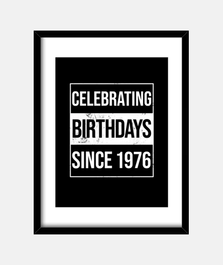 Cadre fête les anniversaires depuis 1976