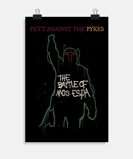 Poster fett against