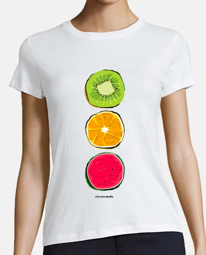 Tee-shirt feu de circulation des fruits