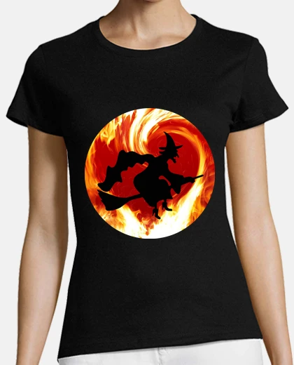 Tee-shirt feu de soleil de sorcière