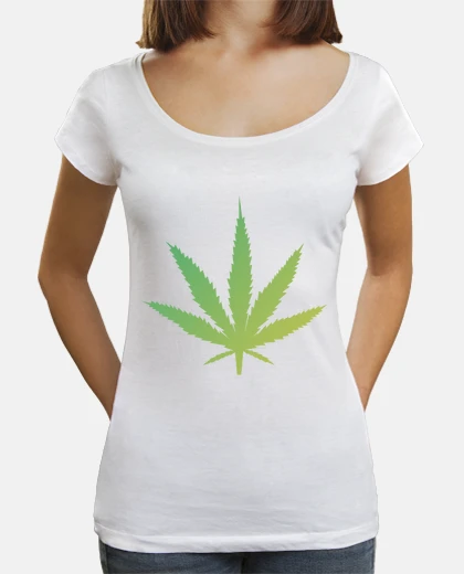 Tee-shirt feuille de marijuana