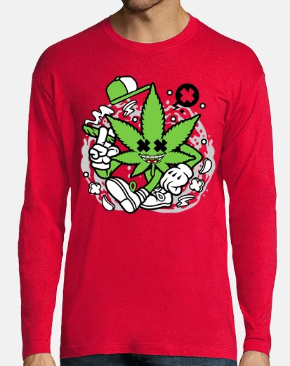 Tee-shirt feuille de marijuana fu man faire