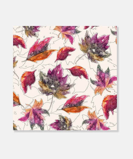 Tableau feuilles d'érable pattern