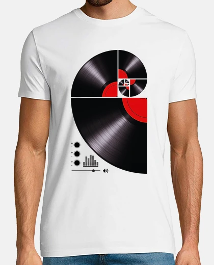 T-shirt fibonacci spiral vinyl