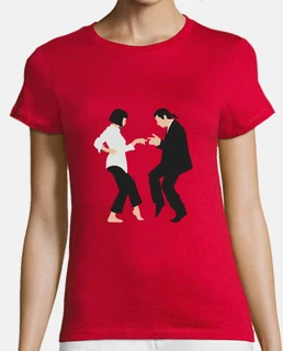 Camiseta pulp fiction mujer sale