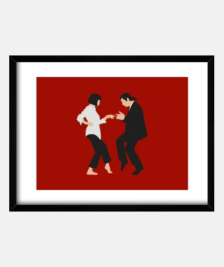 Cuadro ficción pulp - danza