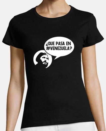 Playera fidel castro-que pasa en venezuela