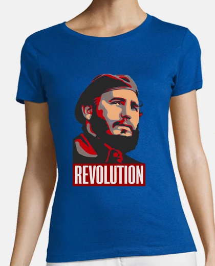 Playera fidel revolution red