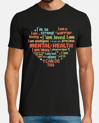 T-shirt fiducia in se stessi stima positiva positiva