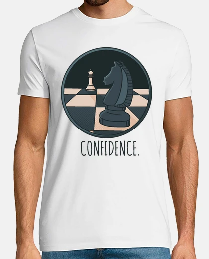 T-shirt fiducia negli scacchi