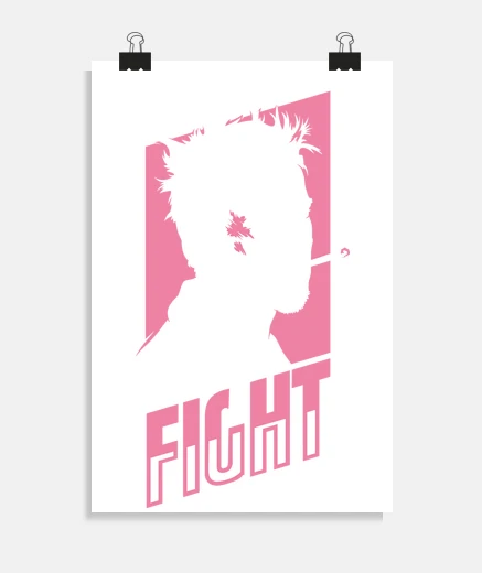 Poster fight club: vous devez vous battre